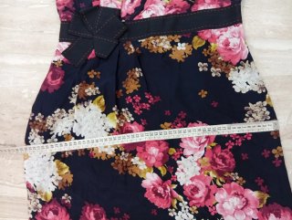 Vestido cóctel estampado floral