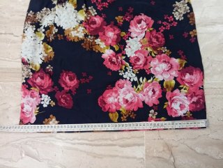 Vestido cóctel estampado floral