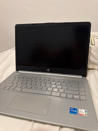 Portátil HP Plata y Azul