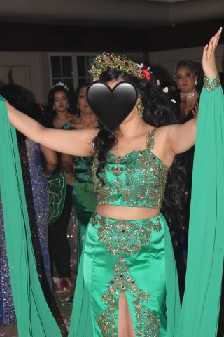 Espectacular vestido de segundas