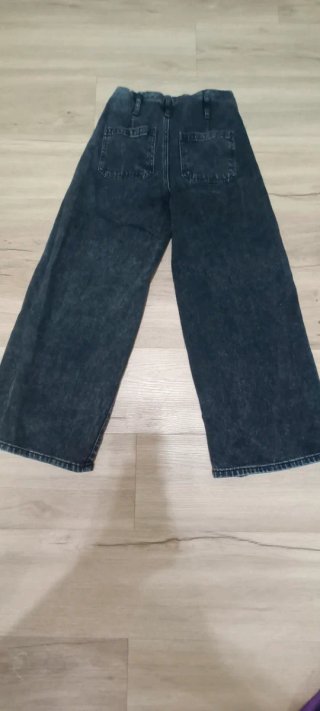 Pantalones vaqueros de corte ancho negros/grises