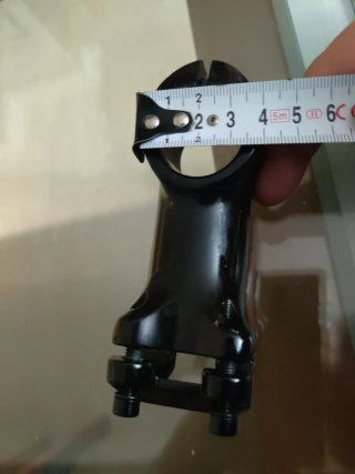 Potencia Manillar Bici Negra