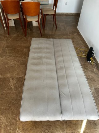 Sofá Cama Gris Tela