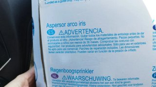 Aspersor Hinchable Arcoíris