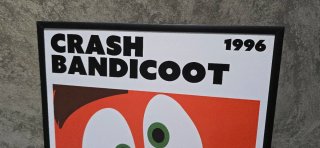 Crash Bandicoot Poster A3 PlayStation 1996.