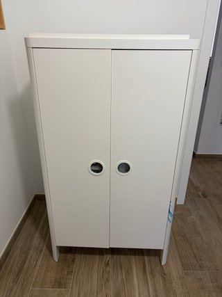 Armario BUSUNGE IKEA blanco Infantil