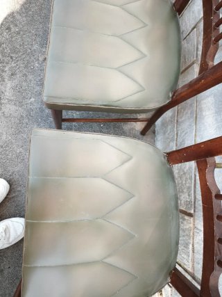 Conjunto 6 Sillas y Sillón Madera