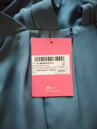 Vestido de fiesta La. Croixe Talla L