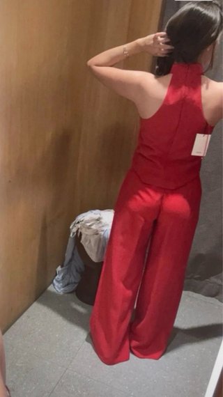 Conjunto rojo evento talla XS