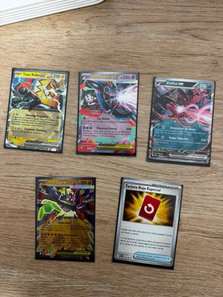 Lote Cartas Pokémon Fennekin, Pikachu, Chespin, Wa