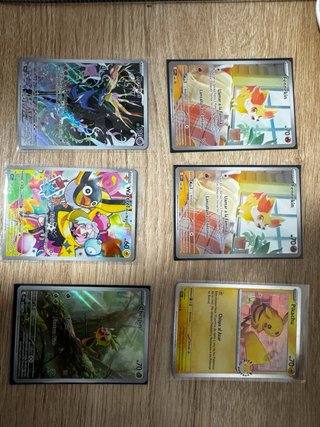 Lote Cartas Pokémon Fennekin, Pikachu, Chespin, Wa