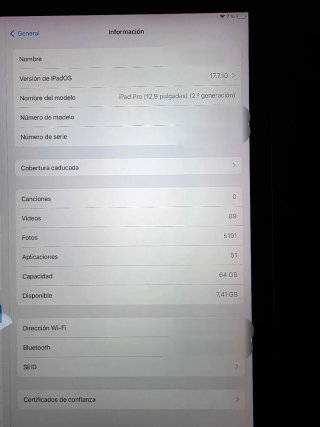 iPad Pro 12.9 2°generación + Accesorios