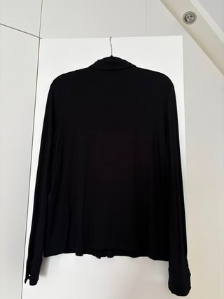 Camiseta C&A Mujer Manga Larga Negra