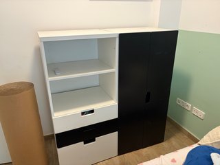 2 Armario  IKEA STUVA blanco y negro Infantil