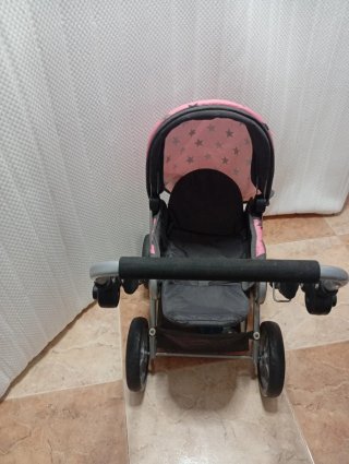 Carrito de bebé infantil rosa