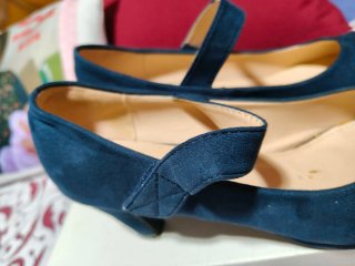 Zapatos Tipo "Mary Jane" Super Mode Azul Marino