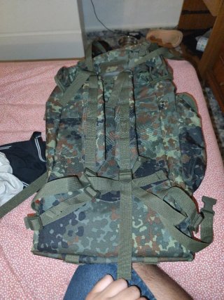 Mochila Airsoft Camuflaje flecktarn