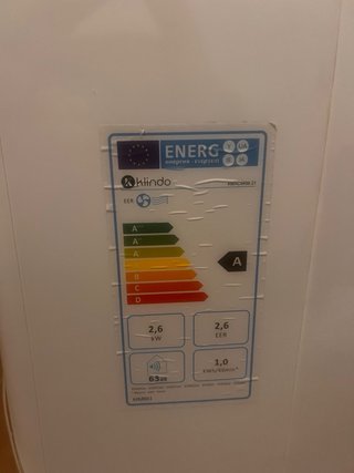 Aire Acondicionado Portátil Klindo 9000 BTU