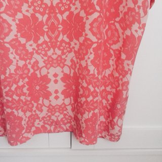 Blusa H&M Coral Estampado Floral