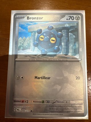 Carta Pokémon Bronzor Prismática