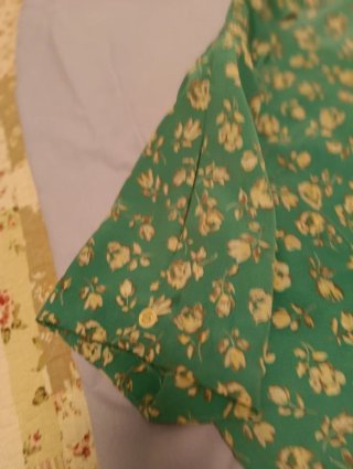 Blusa verde floral