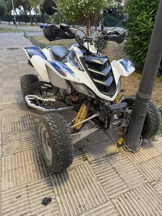Quad Off-Road Azul y Blanco