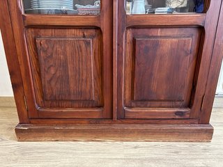 Armario Alacena Madera y Cristal