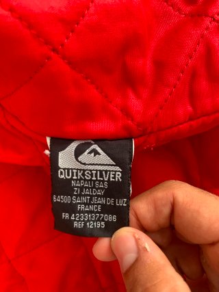 Chaqueta vaquera acolchada Quiksilver Talla L