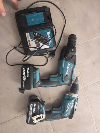 Kit Pladur Makita Taladro y Cargador