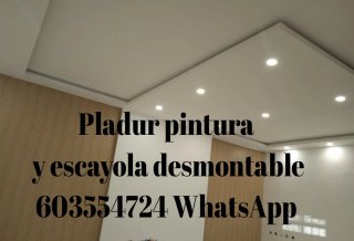 Pladur y escayola desmontable