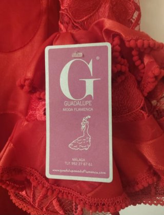 Traje de flamenca Guadalupe rojo