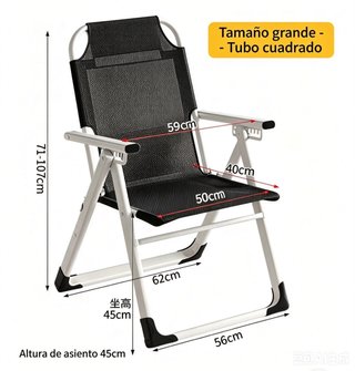 Silla plegable ergonómica,ideal para casa oficina