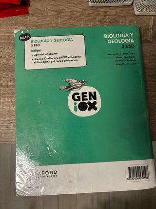 Biología y Geología 3º ESO. Libro del estudiant...