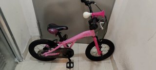 Bicicleta infantil Monty 102 rosa