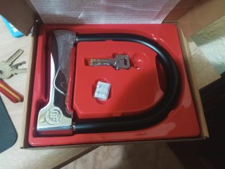 Candado U Antirrobo Alarma Moto/Bici