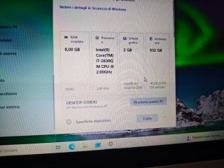 Portatile HP dv6 i7 16gb RAM ssd 15.6"