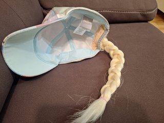 Gorra Elsa Frozen con Trenza