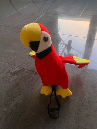 Peluche Loro,disfraz capitan Capitan de mesa boda.
