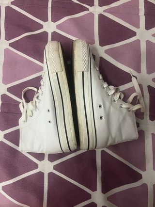 Zapatillas botín blancas