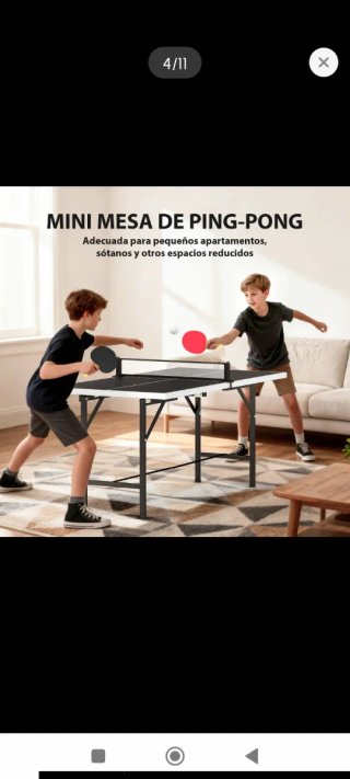 Mesa Ping Pong Plegable Portátil