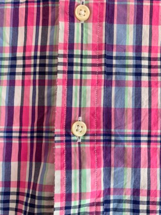 Camisa Ralph Lauren cuadros rosa Talla XXL