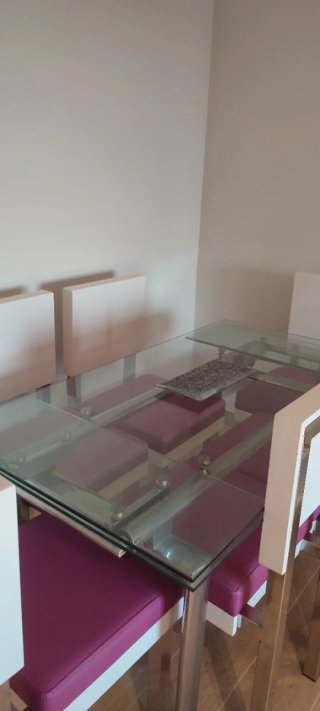 Mesa Comedor Extensible + 6 Sillas