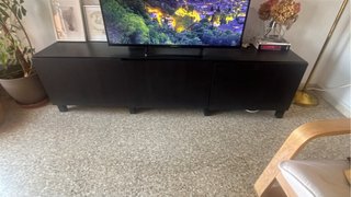 Mueble TV negro o marron