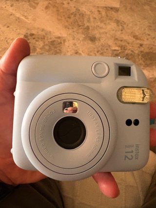 Cámara Fujifilm Instax Mini 12 azul pastel