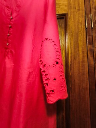 Vestido playero rojo verano