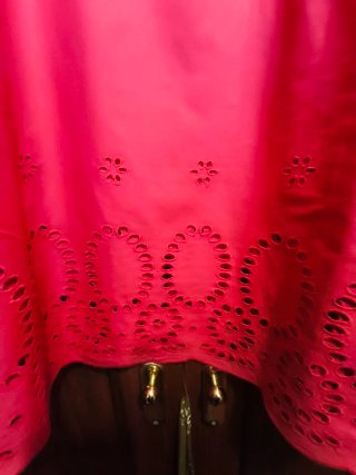 Vestido playero rojo verano