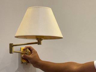 2 Apliques de pared brazo extensible para dormitor