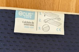 Minicuna para bebé blanca