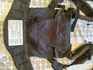 Mochila Portabebés Manduca Negra