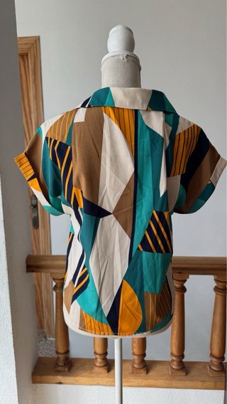 Camisa Estampada Multicolor - M